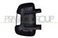 DOOR MIRROR COVER LEFT-BLACK-WITH LAMP HOLE-SHORT ARM