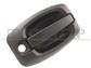 MANETA EXTERIOR PORTON ABATIBLE-CON AGUJERO LLAVE-NEGRA