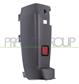 REAR BUMPER END CUP LEFT-BLACK-TEXTURED FINISH-WITH REFLECTOR