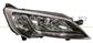 OPTICA DERECHA H7+H7 ELECTRICA-CON MOTOR-NEGRA