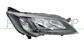 OPTICA DERECHA H7+H7 ELECTRICA-CON MOTOR-CON LUZ DE GIRO-LED-NEGRA