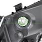 HEADLAMP RIGHT H7+H7 ELECTRIC-WITH MOTOR-WITH STATIC CORNERING LAMP-LED-BLACK