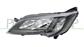OPTICA IZQUIERDA H7+H7 ELECTRICA-CON MOTOR-CON LUZ DE GIRO-LED-NEGRA