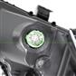 PROIETTORE SINISTRO H7+H7-ELETTRICO-CON MOTORE-CON LUCE DIREZIONALE-NERO-LED