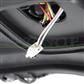 PROIETTORE SINISTRO H7+H7-ELETTRICO-CON MOTORE-CON LUCE DIREZIONALE-CROMATO-LED