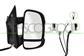RETROVISORE DESTRO-ELETTRICO-NERO-TERMICO-CHIUDIBILE-CON FANALE-LAMPADINA 16W-CON BLIS-BRACCIO CORTO-CON ANTENNA RADIO-CONVESSO-13 PINS