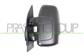 DOOR MIRROR LEFT-MANUAL-BLACK-WITH LAMP-WITH SENSOR-CONVEX-SHORT ARM-4 PINS