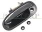 FRONT DOOR HANDLE LEFT-OUTER-SMOOTH-BLACK-WITH KEY HOLE