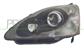 HEADLAMP LEFT H1+HB3 ELECTRIC-WITHOUT MOTOR MOD. 3/5 DOOR (STANLEY TYPE)-BLACK