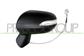 DOOR MIRROR LEFT-ELECTRIC-BLACK-FOLDABLE-WITH LAMP-CONVEX