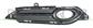 BUMPER GRILLE LEFT-BLACK-WITH FOG LAMP HOLE