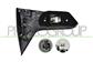 TAIL LAMP RIGHT-INNER-WITH BULB HOLDER-DARK BASE-LED