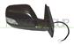 DOOR MIRROR RIGHT-ELECTRIC-BLACK-HEATED-WITH LAMP-FOLDABLE