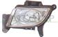 FOG LAMP LEFT-CHROME-H27/W2