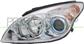 HEADLAMP LEFT H1+H7 ELECTRIC-WITHOUT MOTOR-CHROME