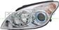 HEADLAMP LEFT H1+H7 ELECTRIC-WITH MOTOR-CHROME