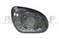 MIRROR GLASS BASE LEFT-HEATED-CONVEX-CHROME