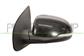 DOOR MIRROR LEFT-ELECTRIC-BLACK-WITH LAMP-CONVEX-CHROME