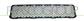 FRONT BUMPER GRILLE-CENTRE-BLACK