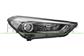 HEADLAMP RIGHT H7+H7 ELECTRIC-WITH MOTOR-WITH LED