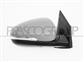 DOOR MIRROR RIGHT-ELECTRIC-HEATED-FOLDABLE-PRIMED-WITH LAMP-CONVEX-CHROME