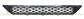 FRONT BUMPER GRILLE-CENTRE-BLACK