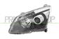 HEADLAMP LEFT H11+HB3 ELECTRIC-WITHOUT MOTOR-BLACK
