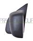 DOOR MIRROR LEFT-MANUAL-BLACK-CONVEX-CHROME