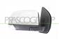 DOOR MIRROR RIGHT-ELECTRIC-BLACK-FOLDABLE-WITH LAMP-CONVEX-CHROME-WITH CHROME COVER