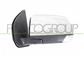 DOOR MIRROR LEFT-ELECTRIC-BLACK-FOLDABLE-WITH LAMP-CONVEX-CHROME-WITH CHROME COVER