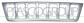 RADIATOR OUTER GRILLE-CHROME