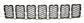 RADIATOR GRILLE INNER-BLACK (7 pcs)
