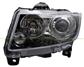 HEADLAMP LEFT H9 ELECTRIC-WITH MOTOR-BLACK
