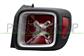 TAIL LAMP RIGHT-WITHOUT BULB HOLDER-WITH BLACK/SILVER FRAME