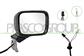 DOOR MIRROR RIGHT-ELECTRIC-BLACK-HEATED-WITH SENSOR-WITH LAMP-CONVEX-CHROME-8 PINS