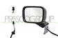 DOOR MIRROR LEFT-ELECTRIC-BLACK-HEATED-WITH LAMP-ASPHERICAL-6 PINS