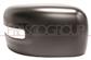 DOOR MIRROR COVER RIGHT-BLACK-WITH LAMP HOLE