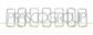 MODANATURA GRIGLIA RADIATORE-CROMATA MOD. SPORT/LONGITUDE/LIMITED-(7 PEZZI)