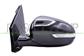 DOOR MIRROR LEFT-ELECTRIC-BLACK-HEATED-WITH LAMP-CONVEX-CHROME