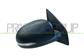 DOOR MIRROR RIGHT-ELECTRIC-BLACK-HEATED-FOLDABLE-WITH LAMP-CONVEX