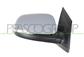 DOOR MIRROR RIGHT-ELECTRIC-HEATED-PRIMED-WITH LAMP-FOLDABLE-CONVEX-CHROME