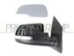 DOOR MIRROR RIGHT-ELECTRIC-PRIMED-HEATED-FOLDABLE-WITH LAMP-CONVEX