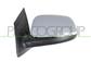 DOOR MIRROR LEFT-ELECTRIC-HEATED-PRIMED-WITH LAMP-FOLDABLE-CONVEX-CHROME