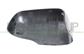 DOOR MIRROR COVER LEFT-BLACK-WITH LAMP HOLE