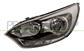 HEADLAMP LEFT H1+H1 ELECTRIC-WITHOUT MOTOR-BLACK-7 PIN