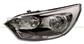 HEADLAMP LEFT H1+H1 ELECTRIC-WITH MOTOR-BLACK-7 PIN