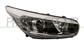 HEADLAMP RIGHT H7+H7 ELECTRIC-WITH MOTOR-BLACK MOD. GT-LINE