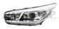 HEADLAMP LEFT H7+H7+H7 ELECTRIC-WITH MOTOR-WITH DAY RUNNING LIGHT-LED-BLACK