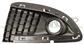 BUMPER GRILLE LEFT-WITH FOG LAMP AND MOLDING HOLES