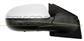 DOOR MIRROR LEFT-ELECTRIC-PRIMED-CONVEX-CHROME